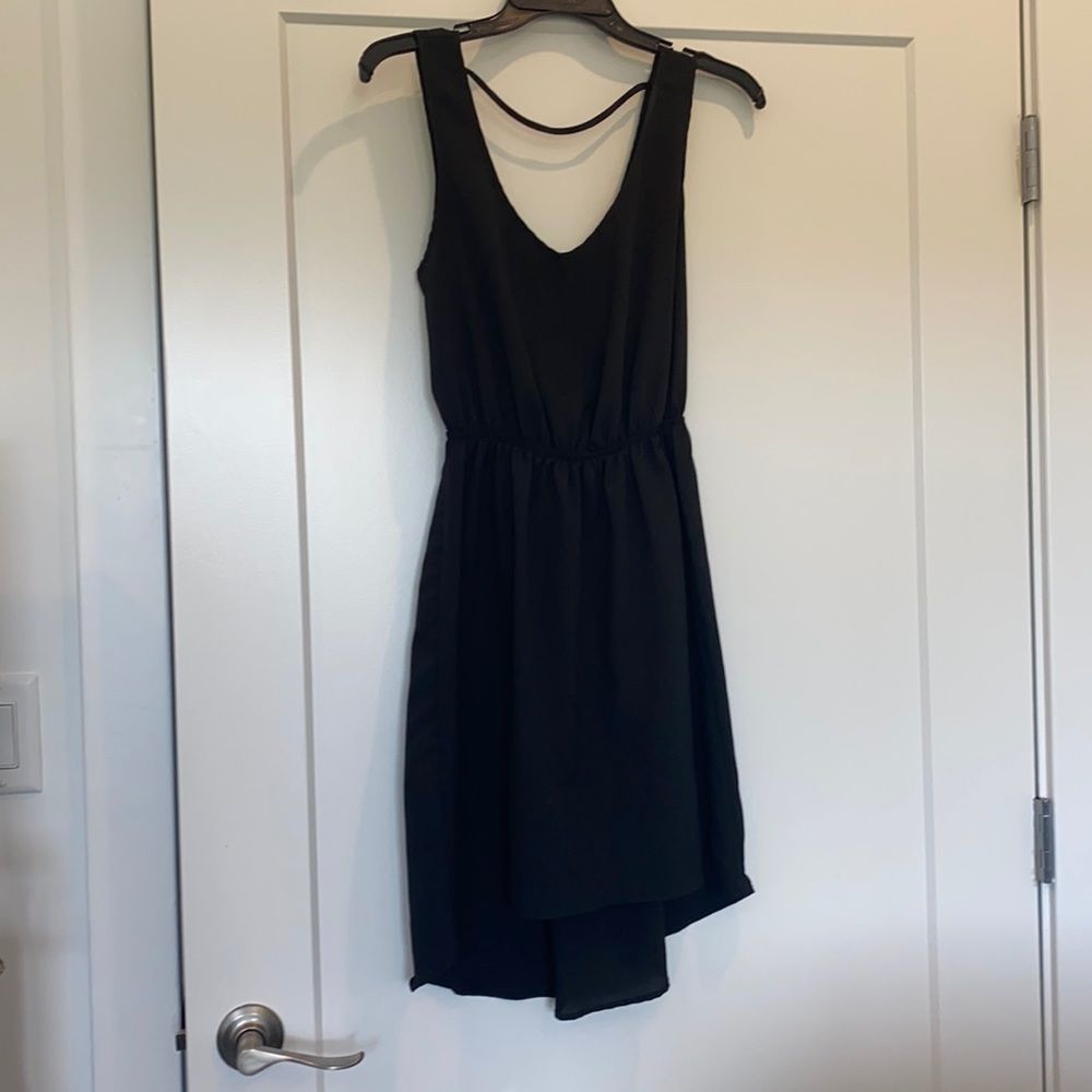 One Clothing High-Low Black Dress